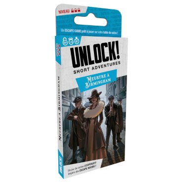 unlock short adventures meurtres a birmingham boite de jeu 