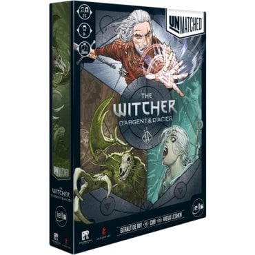 unmatched the witcher d argent et d acier jeu iello boite de jeu 