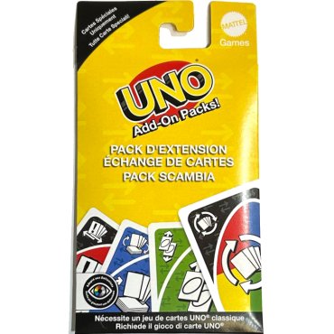 uno extension echange de cartes jeu mattel materiel de jeu 