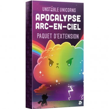 unstable unicorns extension apocalypse arc en ciel boite de jeu 