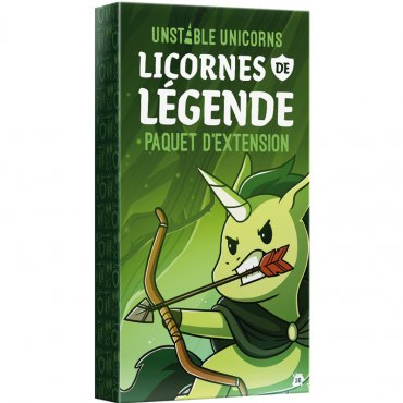 unstable unicorns extension licornes de legende boite de jeu 