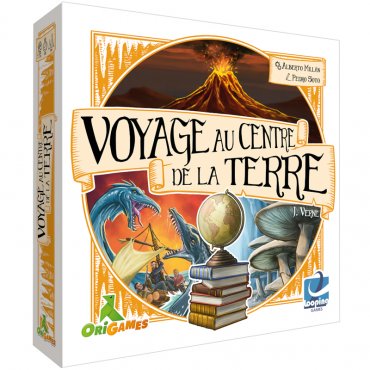 voyage au centre de la terre jeu origames boite 