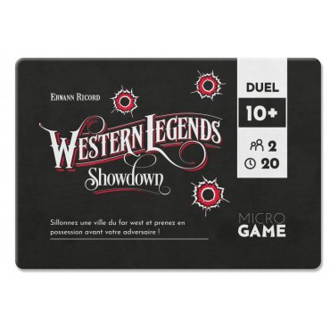 western legends showdown boite de jeu 