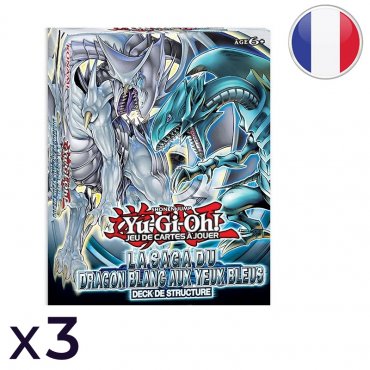 yu gi oh deck de structure la saga du dragon blanc aux yeux bleus frx3 