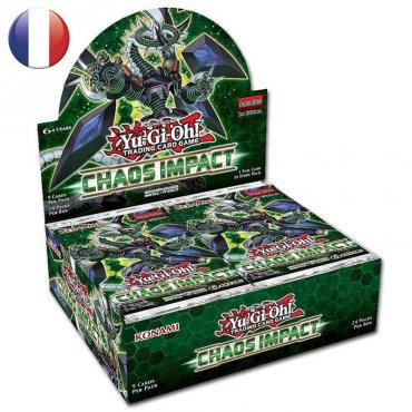 yugioh boite de 24 boosters impact du chaos 