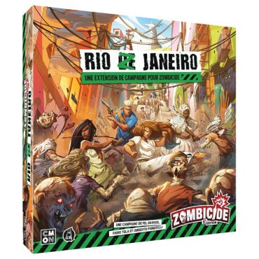 zombicide campagne rio z janeiro boite de jeu 