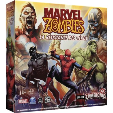 zombicide marvel zombies la resistance des heros boite de jeu 