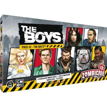 zombicide the boys pack 2 the boys jeu cmon boite de jeu 