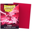 100 Pochettes Dual Matte Format Standard Fury - Dragon Shield