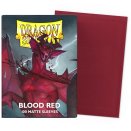 100 Pochettes Matte Format Standard Blood Red - Dragon Shield