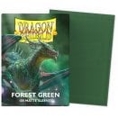 100 Pochettes Matte Format Standard Forest Green - Dragon Shield