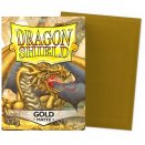 100 Pochettes Matte Format Standard Gold - Dragon Shield