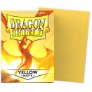 100 Pochettes Matte Format Standard Yellow - Dragon Shield