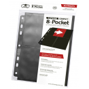 10 pages de classeur Supreme Compact 8-Pocket Side-Loading Noir - Ultimate Guard