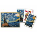 2 jeux de 55 cartes index Impressionist Vincent Van Gogh - Piatnik