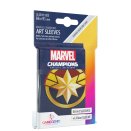 50 + 1 Pochettes Art Captain Marvel Marvel Champions 66 x 91 mm - Gamegenic