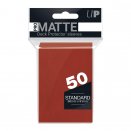 50 pochettes Pro-Matte Format Standard Red - Ultra Pro