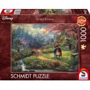 Puzzle 1000 pièces Disney - Kinkade : Mulan, les Fleurs de l'Amour