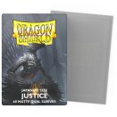 60 Pochettes Dual Matte Format Japonais Justice - Dragon Shield