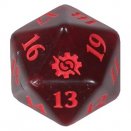Dé 20 faces géant spindown La Guerre Fratricide (Rouge) - Magic