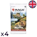 Lot de 4 boosters Jumpstart Magic: The Gathering | Avatar, le dernier maître de l'air - Magic EN