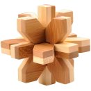Casse-Tête Bambou 3D - Snowflake