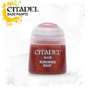 Pot de peinture Base Khorne Red 12ml 21-04 - Citadel