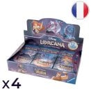 Lot de 4 boites de 24 boosters Le Retour d'Ursula - Disney Lorcana FR