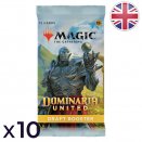 Lot de 10 boosters de draft Dominaria Uni - Magic EN