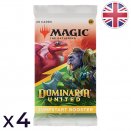 Lot de 4 boosters Jumpstart Dominaria Uni - Magic EN