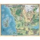 Donjons & Dragons 5e Ed - Faerûn : Carte du Continent