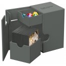 Flip'n'Tray Deck Case 100+ XenoSkin Gris Monocolore - Ultimate Guard