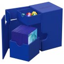 Flip'n'Tray Deck Case 100+ XenoSkin Bleu Monocolore - Ultimate Guard