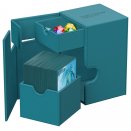 Flip'n'Tray Deck Case 100+ XenoSkin Bleu Pétrole Monocolore - Ultimate Guard