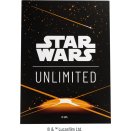 60 + 2 Pochettes Art Star Wars Unlimited Dos de carte orange 66 x 92 mm - Gamegenic