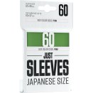 60 Pochettes Just Sleeves Format Japonais 62 x 89 mm Vert - Gamegenic