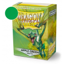 100 Pochettes Matte Format Standard Apple Green - Dragon Shield