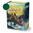 100 Pochettes Matte Format Standard Green - Dragon Shield