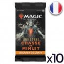 Lot de 10 boosters de draft Innistrad : Chasse de Minuit - Magic FR