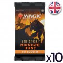 Lot de 10 boosters d'extension Innistrad : Chasse de Minuit - Magic EN Lot de 10 boosters d'extension Innistrad : Chasse de Minuit - Magic EN