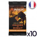 Lot de 10 boosters d'extension Innistrad : Chasse de Minuit - Magic FR