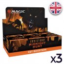 Lot de 3 boites de 30 boosters d'extension Innistrad : Chasse de Minuit - Magic EN Lot de 3 boites de 30 boosters d'extension Innistrad : Chasse de Minuit - Magic EN
