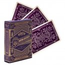 Jeu de 54 Cartes Premium Monarchs Purple - Theory11