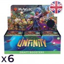 Lot de 6 boites de 36 boosters de draft Unfinity - Magic EN