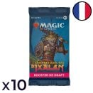 Lot de 10 boosters de draft Les cavernes oubliées d'Ixalan - Magic FR