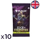 Lot de 10 boosters de jeu Aux portes des Éternités - Magic EN