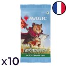 Lot de 10 boosters de jeu Bloomburrow - Magic FR