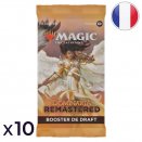 Lot de 10 boosters de draft Dominaria Remastered - Magic FR