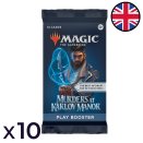 Lot de 10 boosters de jeu Meurtres au manoir Karlov - Magic EN