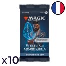 Lot de 10 boosters de jeu Meurtres au manoir Karlov - Magic FR